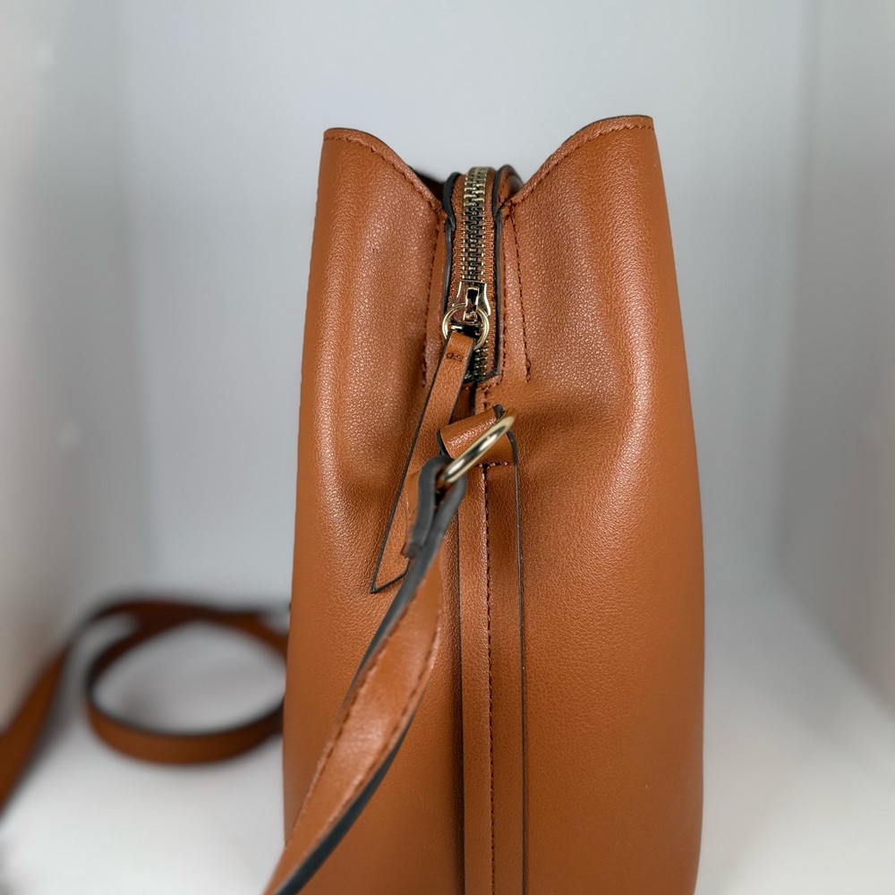 Nanette Lepore Colleen Smooth Triple Section Bucket Bag - Picture 3 of 16